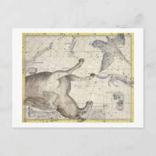 Cartão Postal Constelação de Pegasus, placa 25 de Atlas Coe