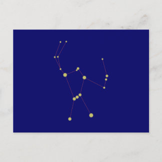 Cartão Postal constelação de Sternbild Orion