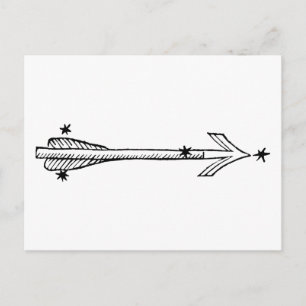 Cartão Postal Constelação: Sagitta