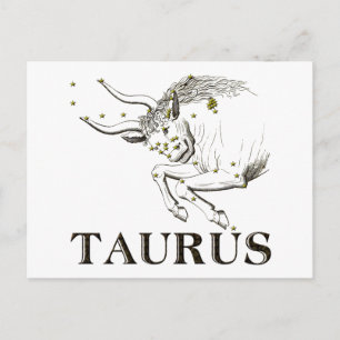 Cartão Postal Constelação: Taurus