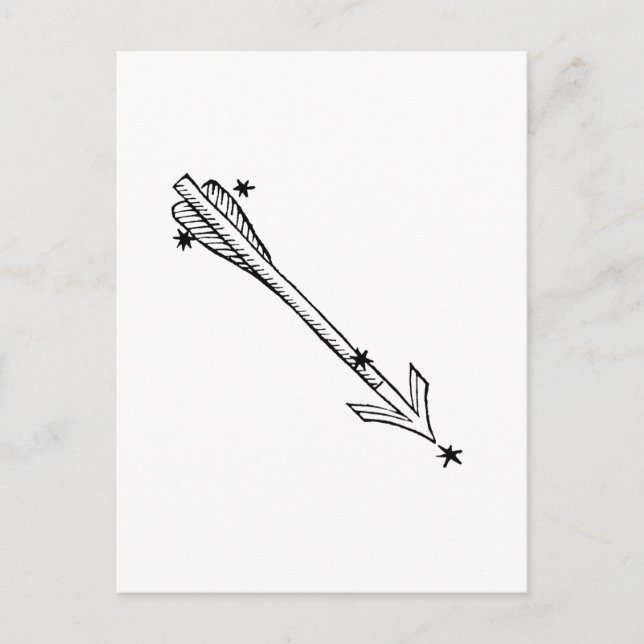 CARTÃO POSTAL CONSTELLAÇÃO: SAGITTA. (Frente)