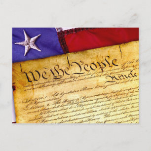 Cartão Postal Constituição dos Estados Unidos