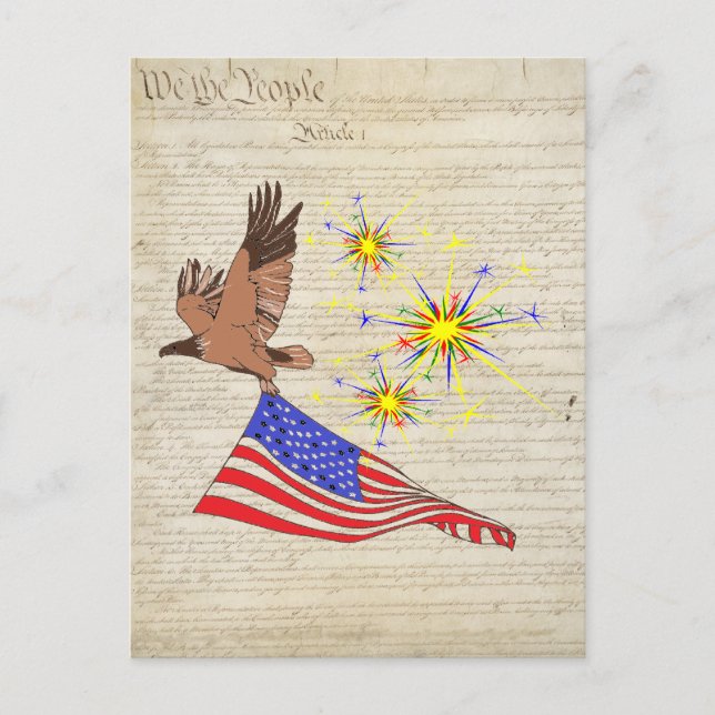 Cartão Postal Constituição dos EUA (Frente)
