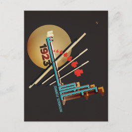 Cartão Postal Construção de Movimento FLommus 1923