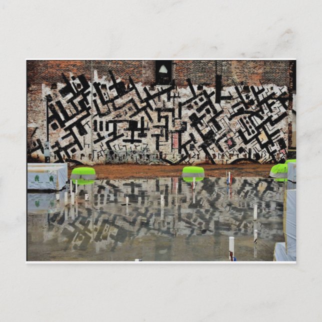 Cartão Postal Construção de tetos em Capricórnio (Frente)