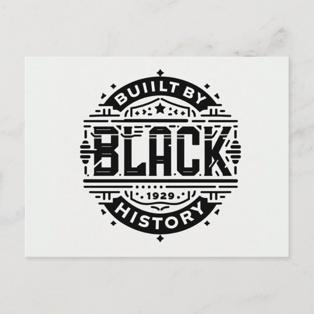 Cartão Postal construído por história negra (Frente)
