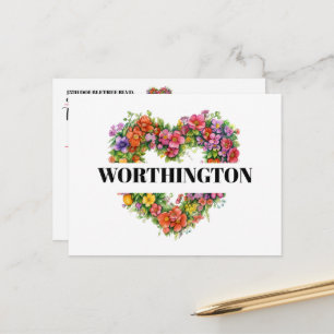 Cartão Postal Consulte Traseira - Cartão-postal Floral