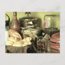 CARTÃO POSTAL CONTADOR DE COZINHA ANTIGA