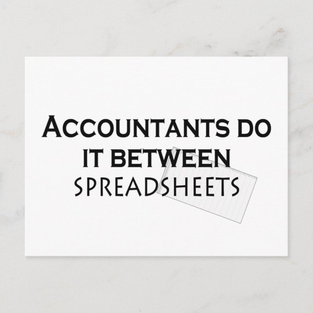 Cartão Postal Contadores fazem isso! (Frente)