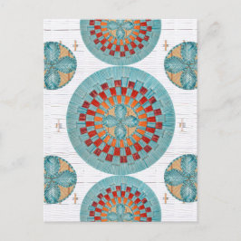 Cartão Postal Contemporary Mi'kmaq Quill Inspired Postcard