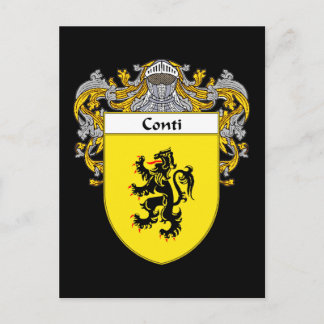 Cartão Postal Conti Casaco de Braços (Mantled)