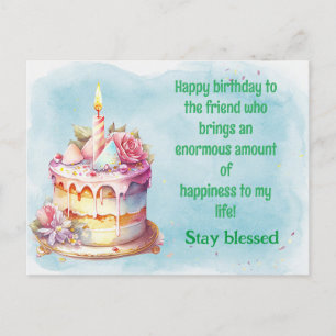 Cartão Postal Continue abençoado