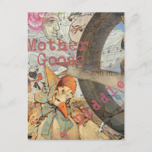 Cartão Postal Conto de Fadas da Mamãe Gansa