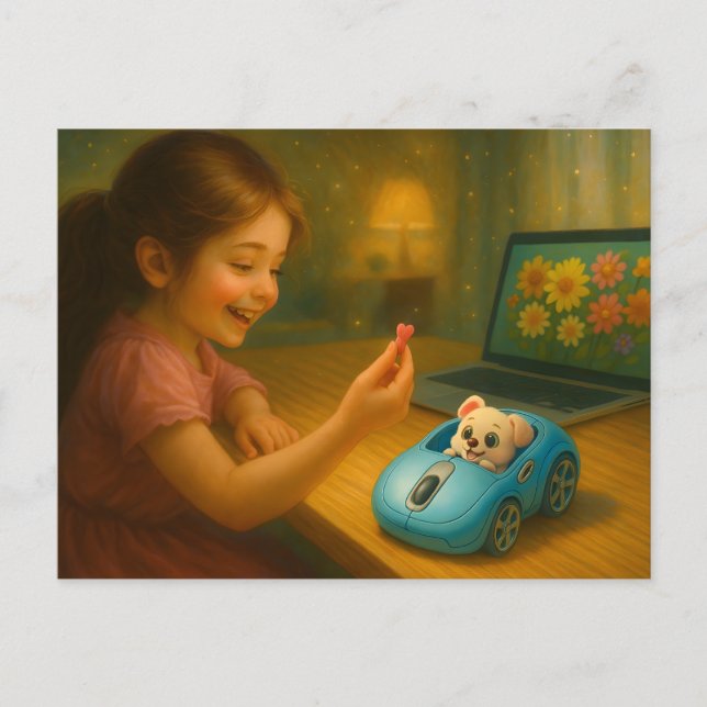 Cartão Postal Conto de Voo. (Frente)