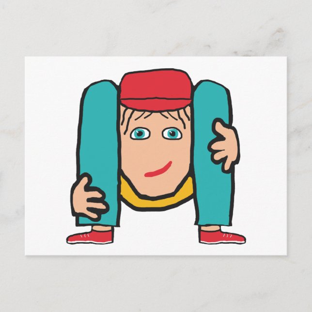 Cartão Postal Contorcionista (Frente)