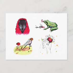 Cartão Postal Contornos de Fairytales (Cartão-postal)