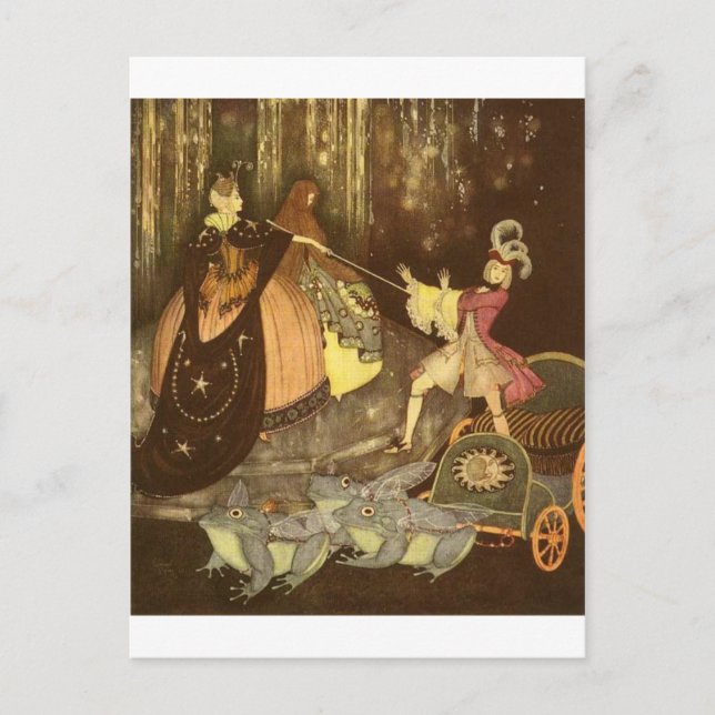 Cartão Postal Contos de Fada de Dulac (Frente)