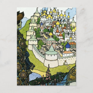 Cartão Postal “Contos do Tsar” por Ivan Bilibin