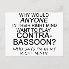 Cartão Postal Contrabando da Mente Direita