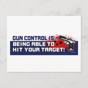 Cartão Postal Controle de Armas
