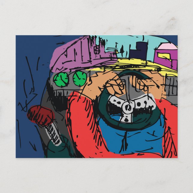 Cartão Postal Controle Kruz (Frente)