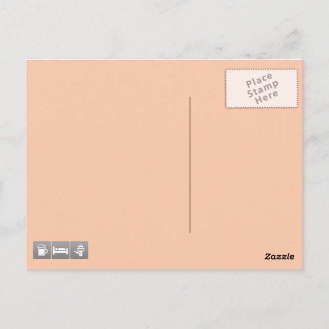 Cartão Postal Controlos de Bebida, Sono e Tráfego Aéreo (Verso)