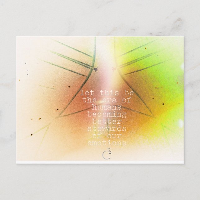 Cartão Postal Convergência e expansão - Matizes do outono (Frente)