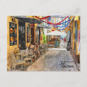 Cartão Postal Conversas de excelentes em Nazare, Portugal
