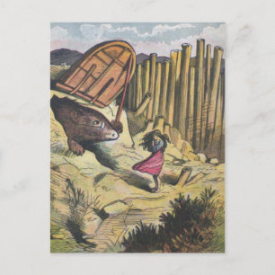 Cartão Postal "Convidado do Sr. Mole"