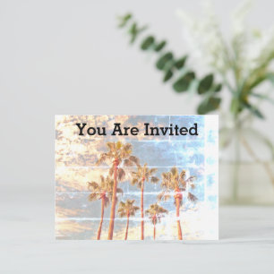 Cartão Postal Convidar Fotografia Vintage da Ilha de Reunião Des