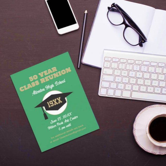 Cartão Postal Convidar Reunião! Cartão-postal de Reunião de Clas (Criador carregado)