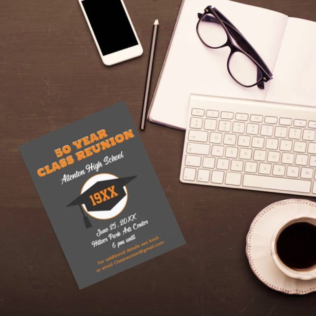 Cartão Postal Convidar Reunião! Cartão-postal de Reunião de Clas (Criador carregado)