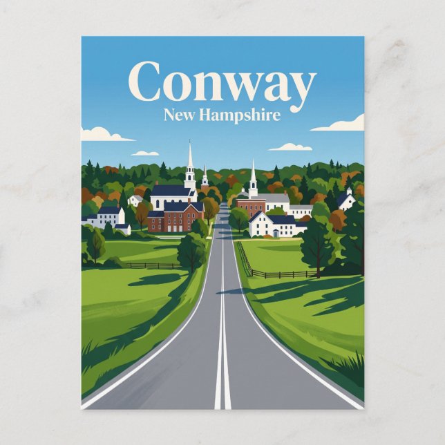 Cartão Postal Conway EUA (Frente)
