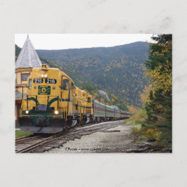 Cartão Postal Conway Scenic Railroad, NH
