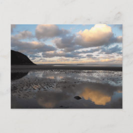 Cartão Postal Conwy Beach Refletions