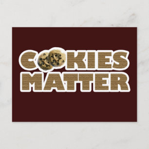 Cartão Postal Cookies Matéria