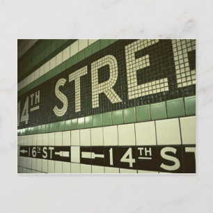 Cartão Postal Cool Subway
