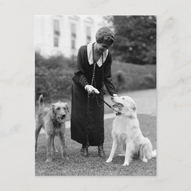 Cartão Postal Coolidge & The Gang: 1924 (Frente)