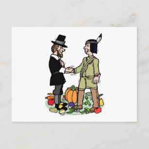 Cartão Postal Cooperação Indígena de Pilgrim