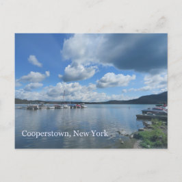 Cartão Postal Cooperstown New York Otsego Lake