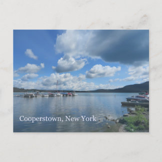 Cartão Postal Cooperstown New York Otsego Lake