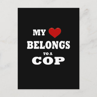 Cartão Postal Cop Love