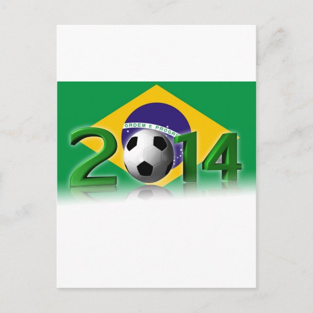 Cartão Postal Copa do Mundo de 2014 (Frente)