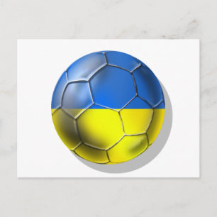 Cartão Postal Copa do Mundo de Futebol Brasil 2014 Ucrânia 2012