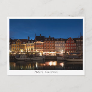 Cartão Postal Copenhaga Dinamarca