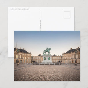 Cartão Postal Copenhaga Dinamarca