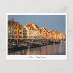 Cartão Postal Copenhaga Dinamarca
