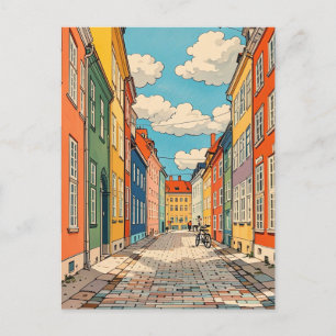 Cartão Postal Copenhagen Denmark vintage