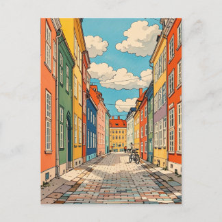 Cartão Postal Copenhagen Denmark vintage