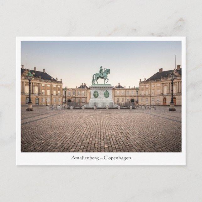 Cartão Postal Copenhague Dinamarca (Frente)